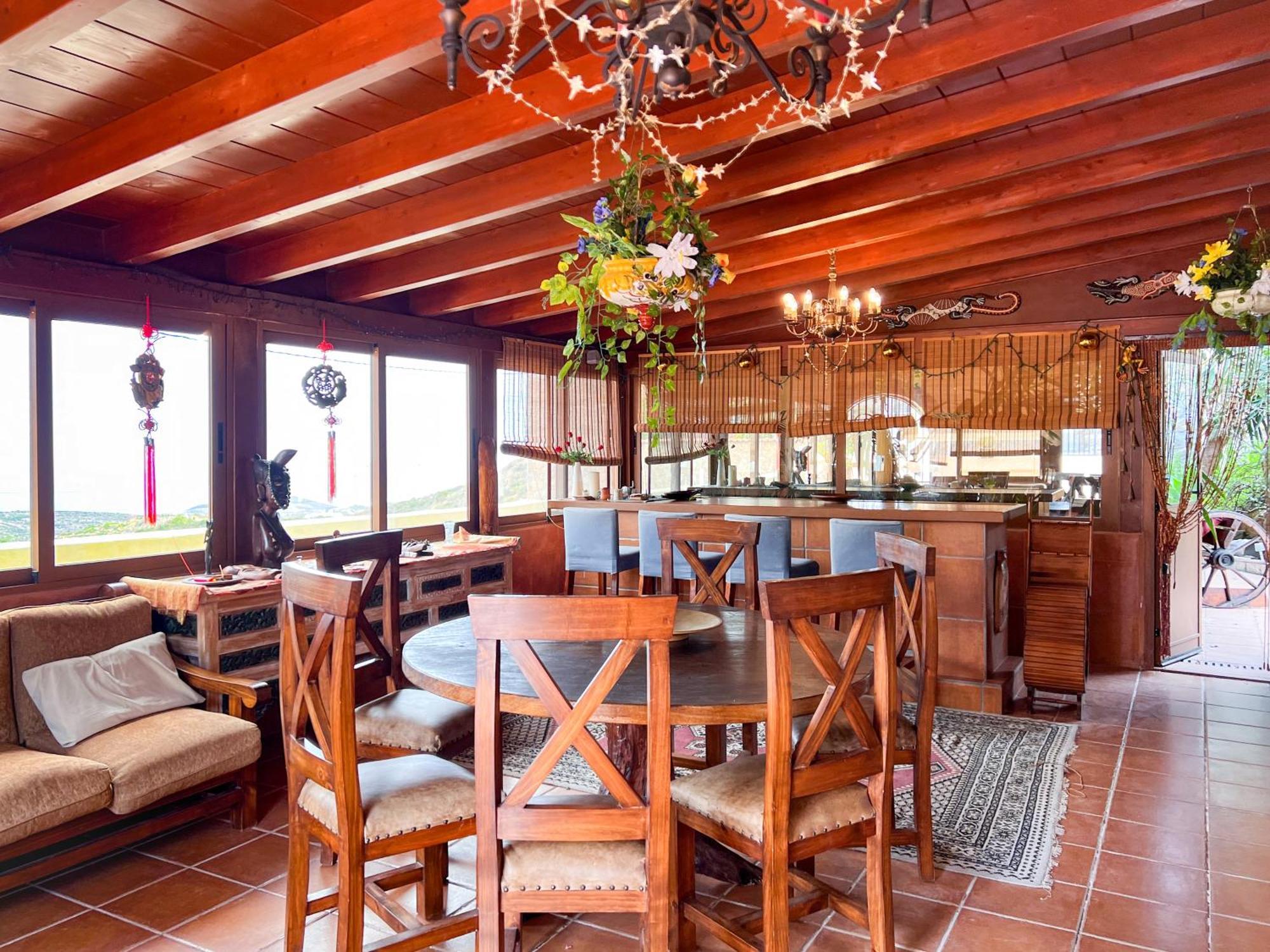 Вилла Exquisite Rural House With Garden, Pool And Sea Views Арико-Вьехо Экстерьер фото