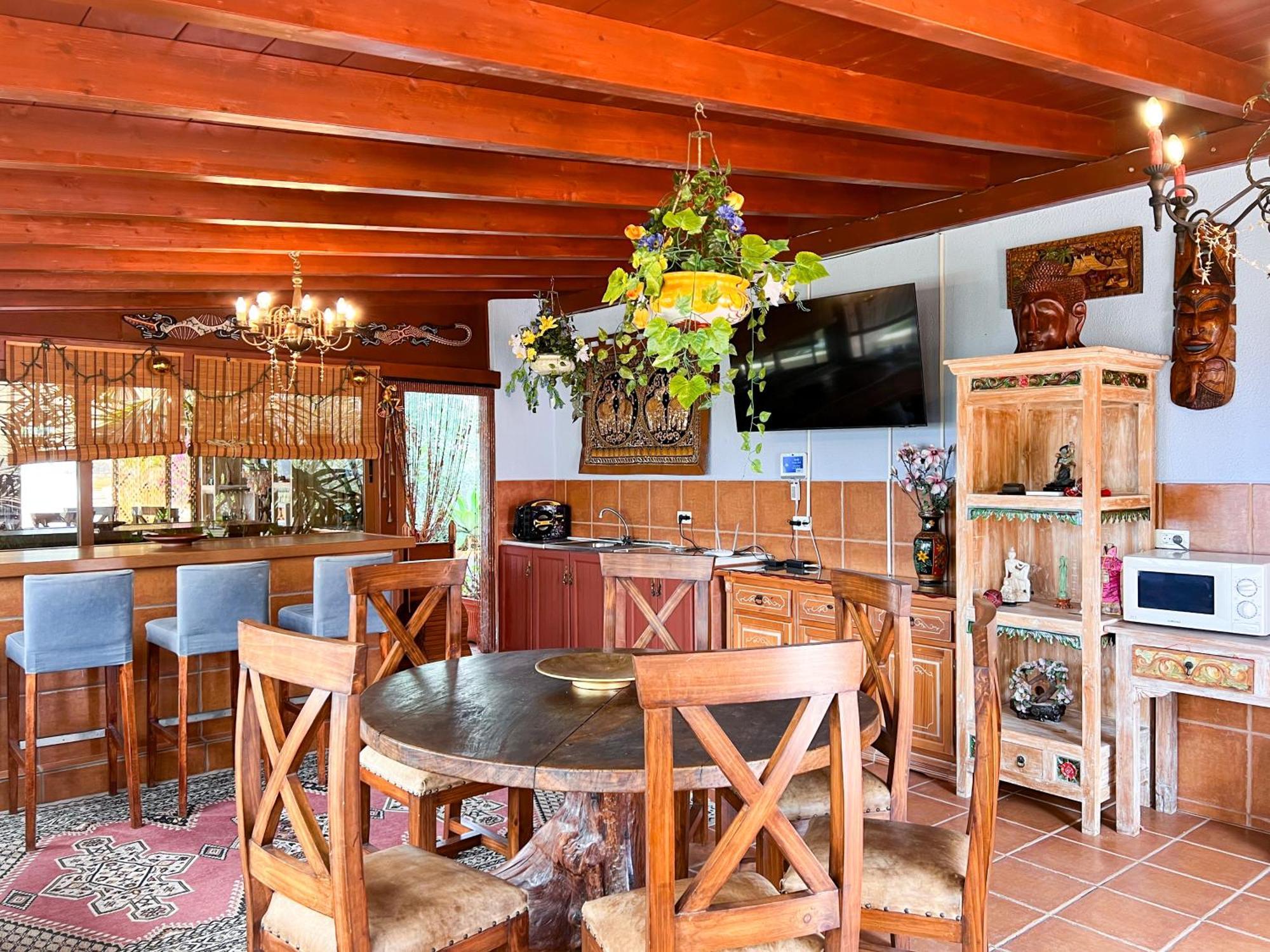 Вилла Exquisite Rural House With Garden, Pool And Sea Views Арико-Вьехо Экстерьер фото